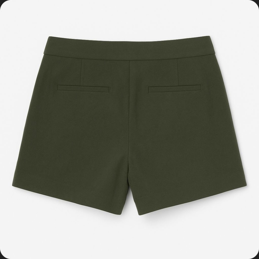 🩳 A New Day Olive Green Tailored Shorts – Size 6 - Picture 2 of 3